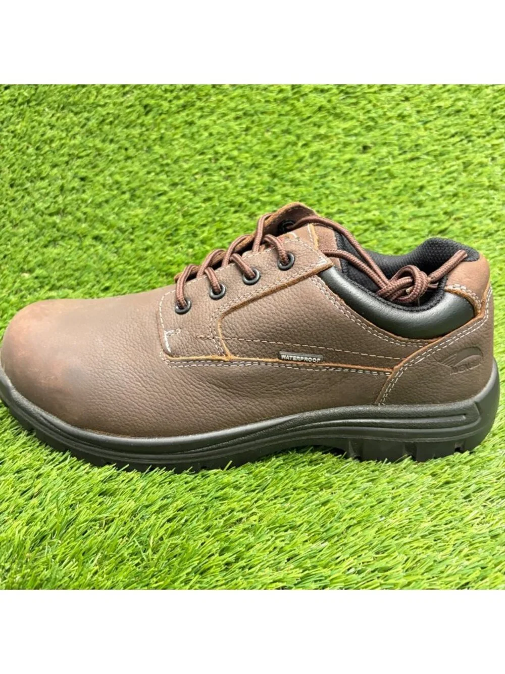 Avenger Foreman Mens Size 13E Brown Black Composite Safety Toe Work Oxford Shoes